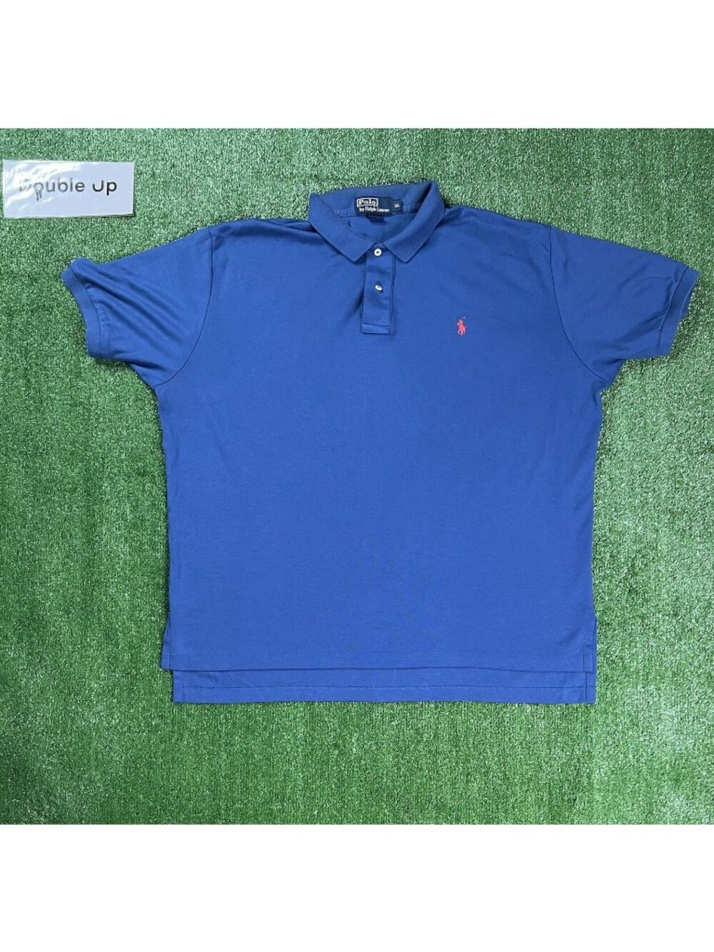 Polo Ralph Lauren Mens Blue Polo Shirt Size Xl Pony Logo Soft Cotton Collared
